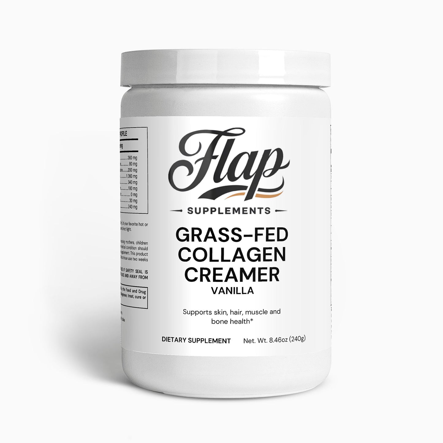 Grass-Fed Collagen Creamer Vaniglia